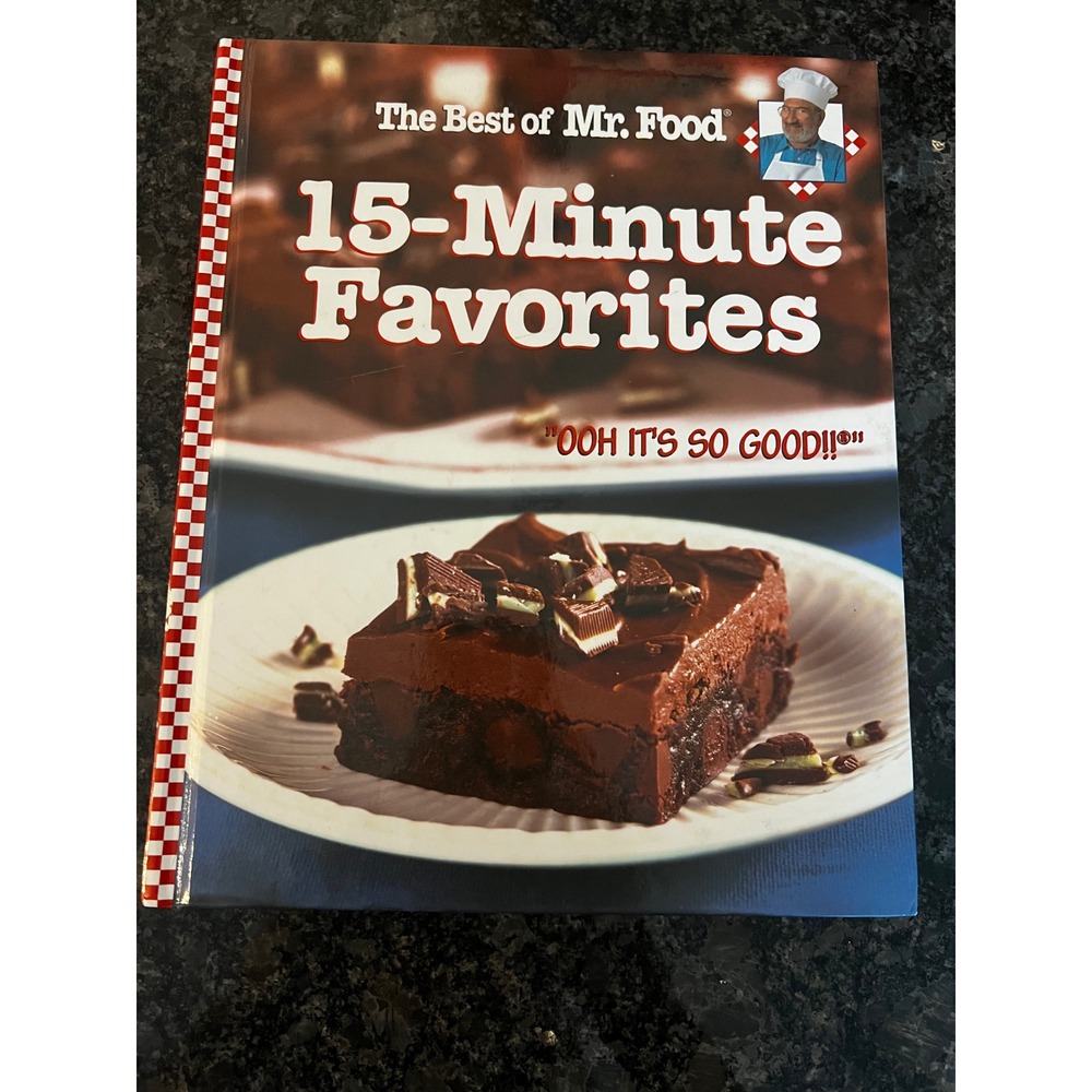 VTG The Best of Mr. Food 15 Minute Favorites Cookbook OOH It's So Good 2004‎
